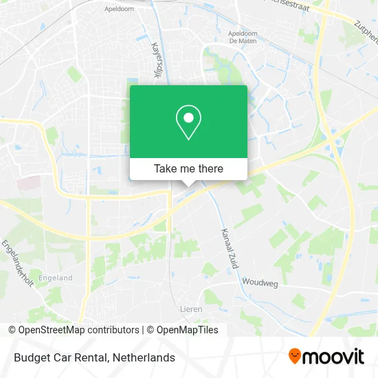 Budget Autoverhuur Karte