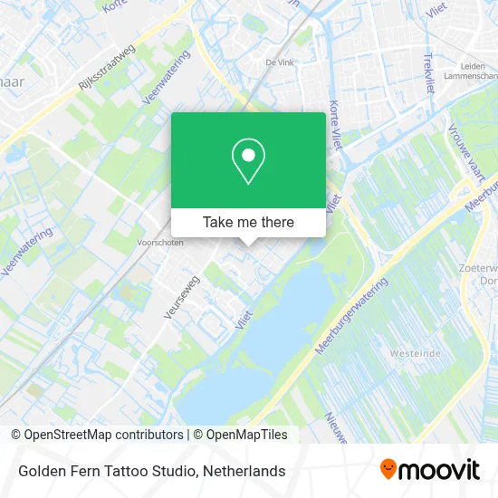 Golden Fern Tattoo Studio map