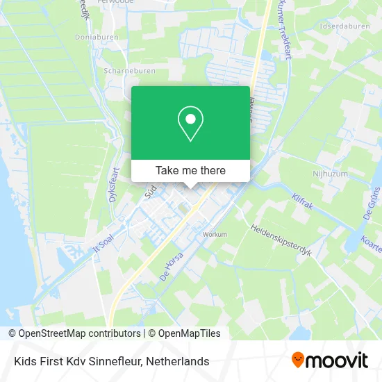 Kids First Kdv Sinnefleur map