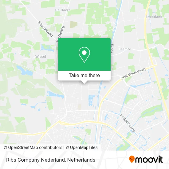 Ribs Company Nederland map