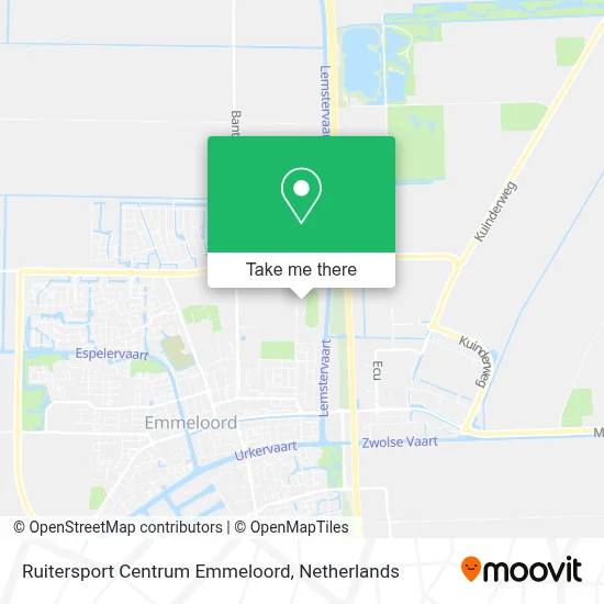 Ruitersport Centrum Emmeloord map