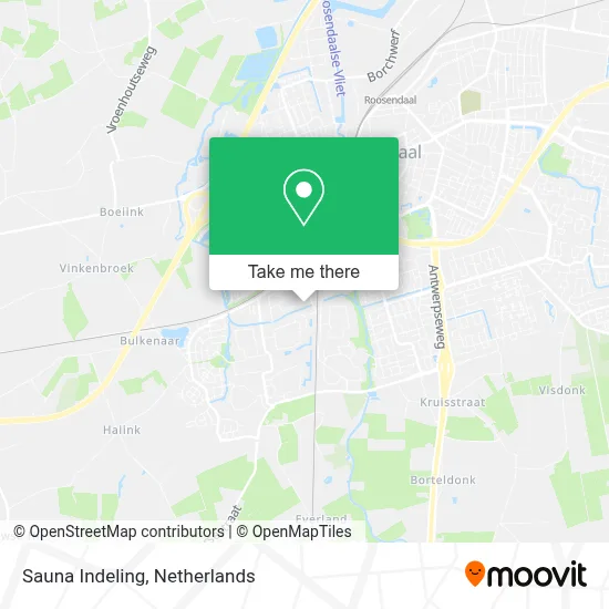 Sauna Indeling map