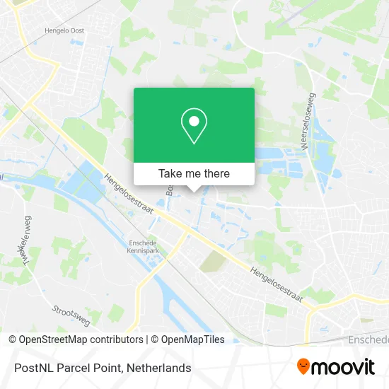 Postnl Pakketpunt map