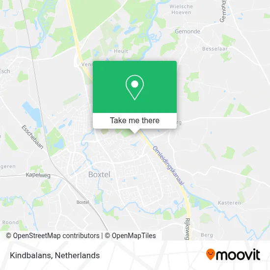 Kindbalans map