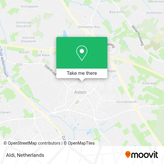 Aldi map