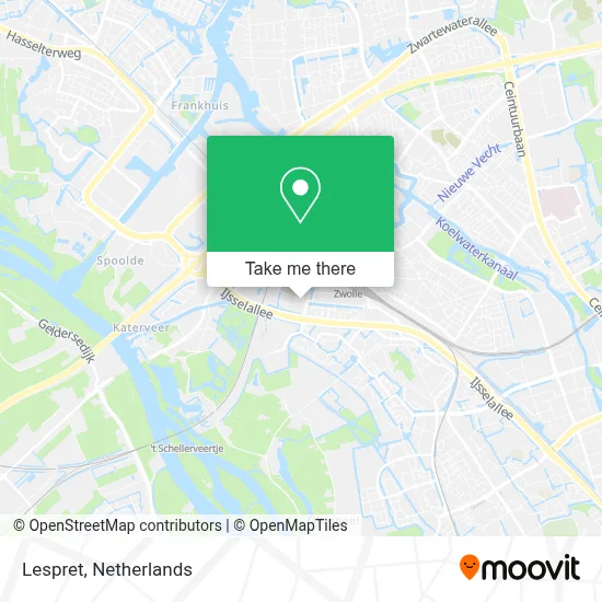 Lespret map
