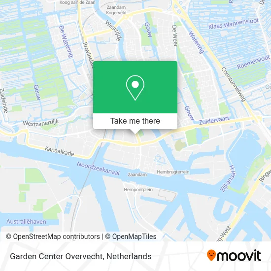 Garden Center Overvecht map