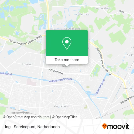 Ing - Servicepunt map
