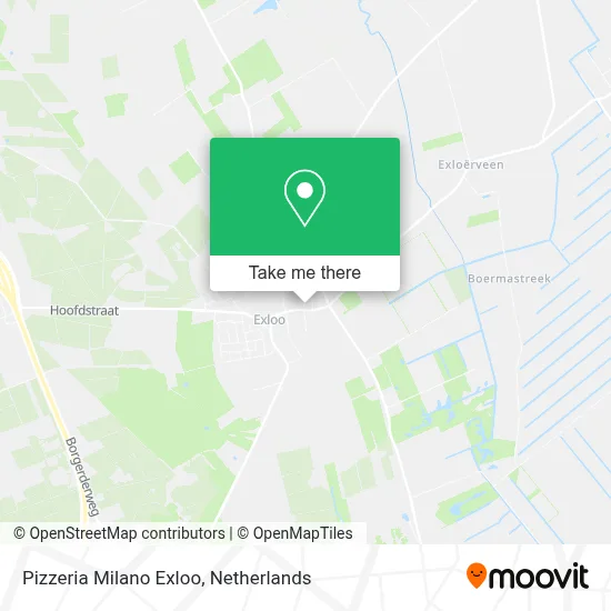 Pizzeria Milano Exloo map