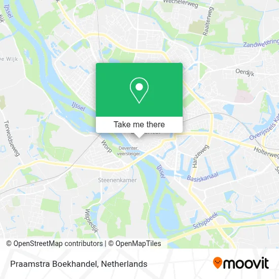 Praamstra Boekhandel map