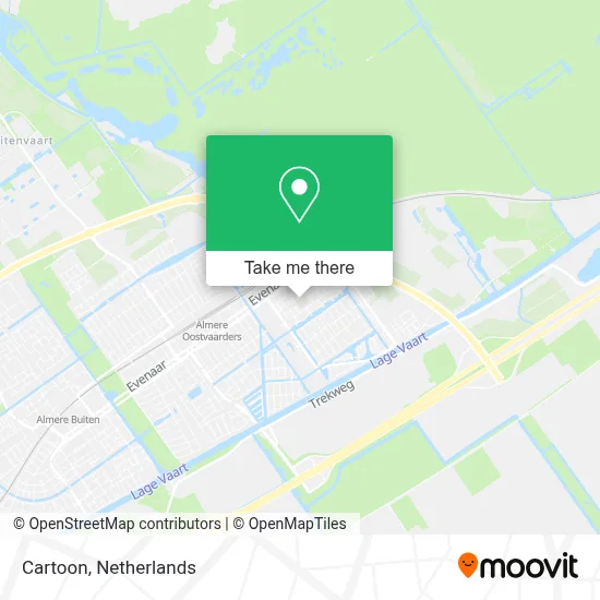Cartoon map