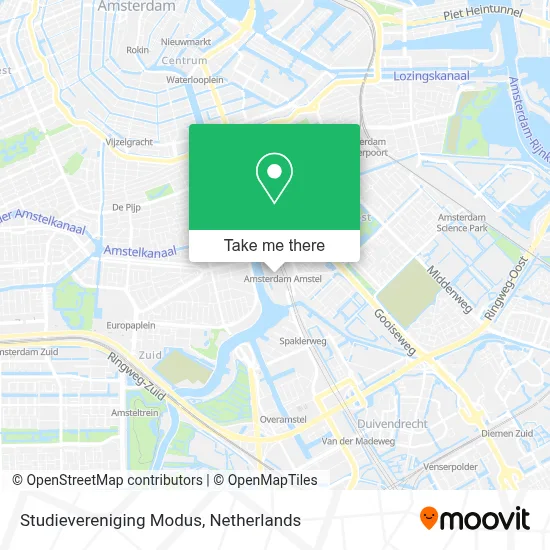 Studievereniging Modus map