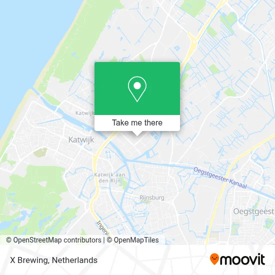 X Brewing map