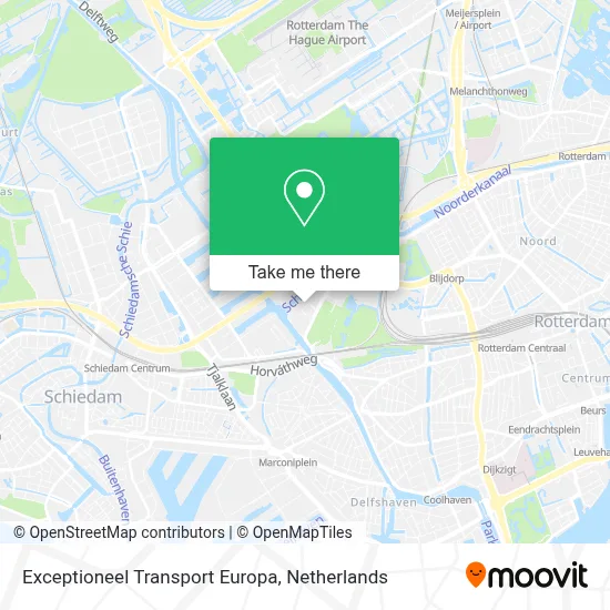 Exceptioneel Transport Europa map