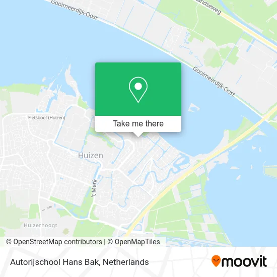 Autorijschool Hans Bak map