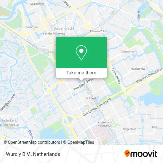 Wurcly B.V. map