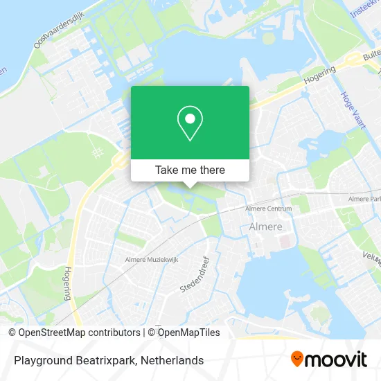Playground Beatrixpark map
