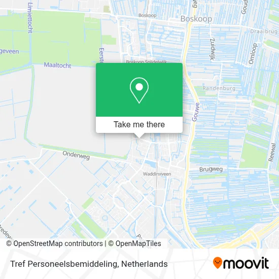 Tref Personeelsbemiddeling map