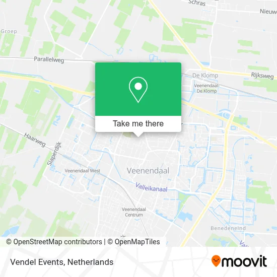 Vendel Events map