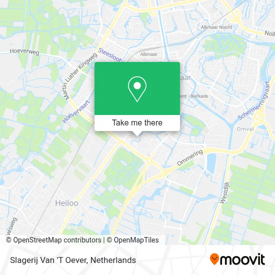 Slagerij Van 'T Oever map