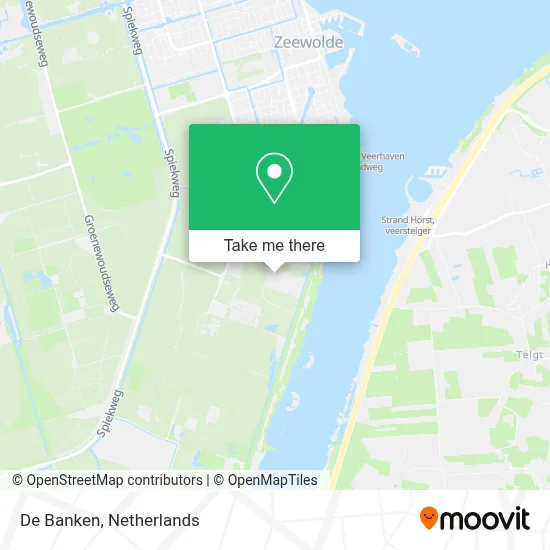 De Banken map