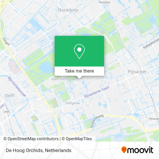 De Hoog Orchids map