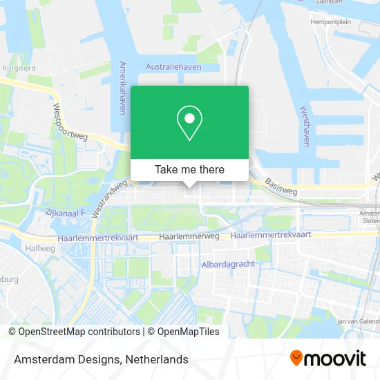 Amsterdam Designs map