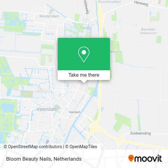 Bloom Beauty Nails map