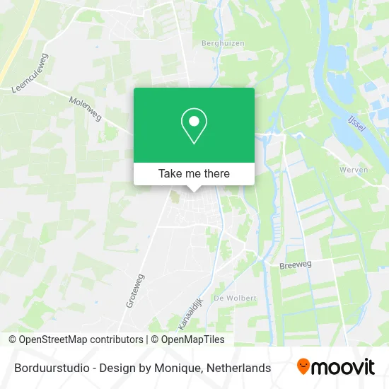 Borduurstudio - Design by Monique map