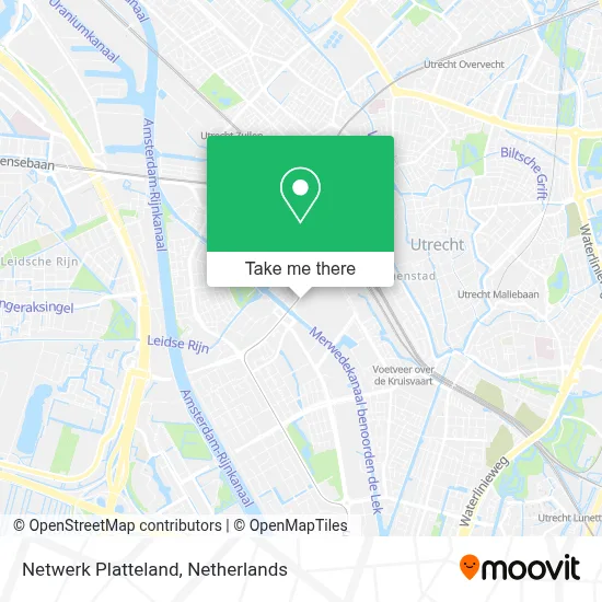 Netwerk Platteland map