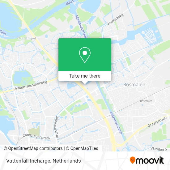 Vattenfall Incharge map