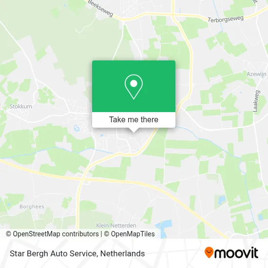 Star Bergh Auto Service map