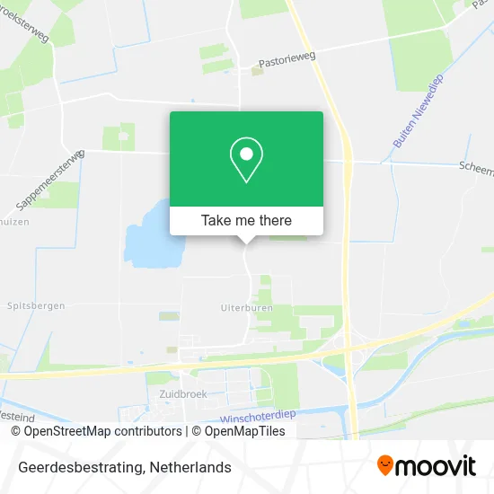 Geerdesbestrating map