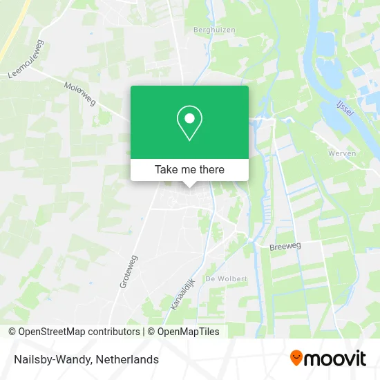Nailsby-Wandy map
