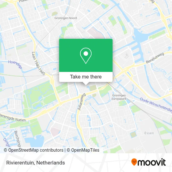 Rivierentuin map