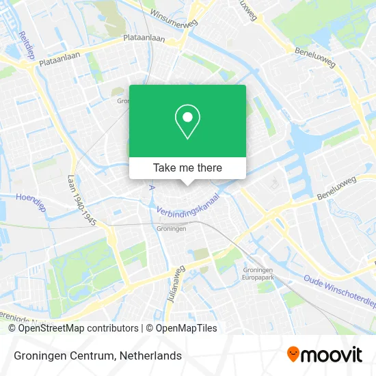 Groningen Centrum map