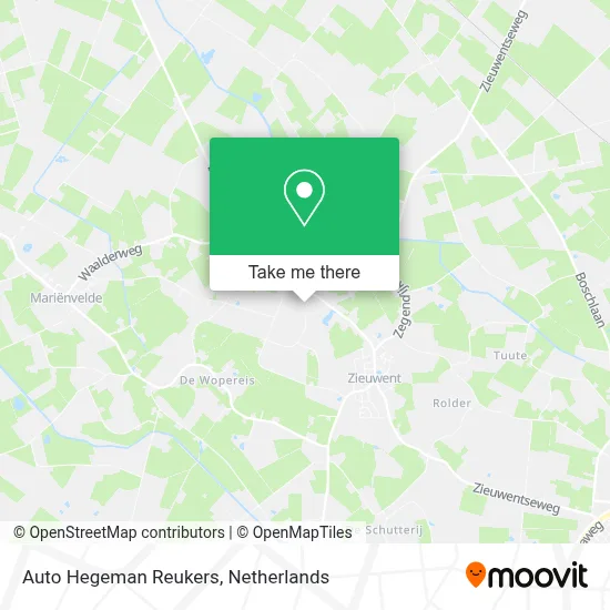 Auto Hegeman Reukers map