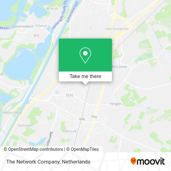 The Network Company map