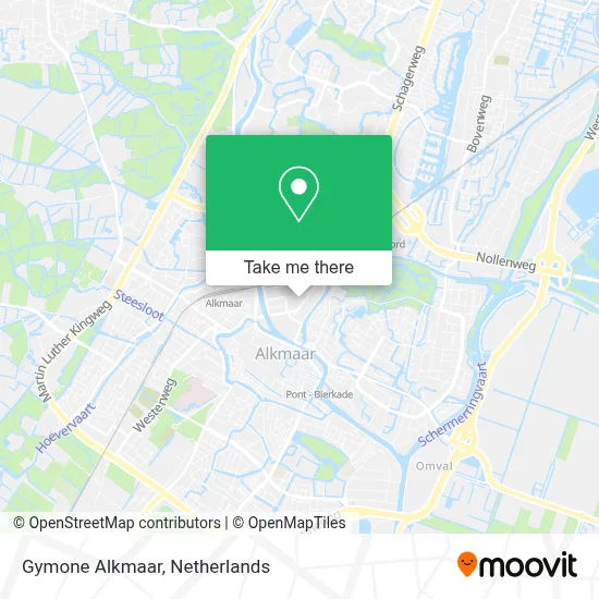 Gymone Alkmaar map