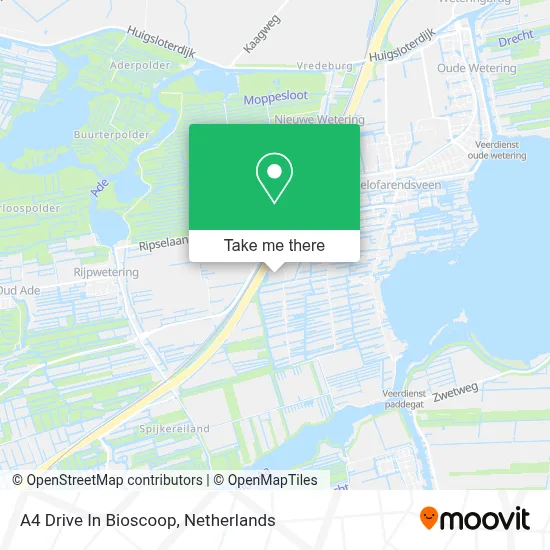A4 Drive In Bioscoop map