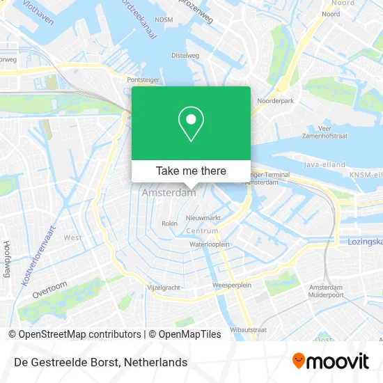 De Gestreelde Borst Karte
