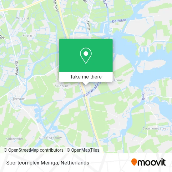 Sportcomplex Meinga map