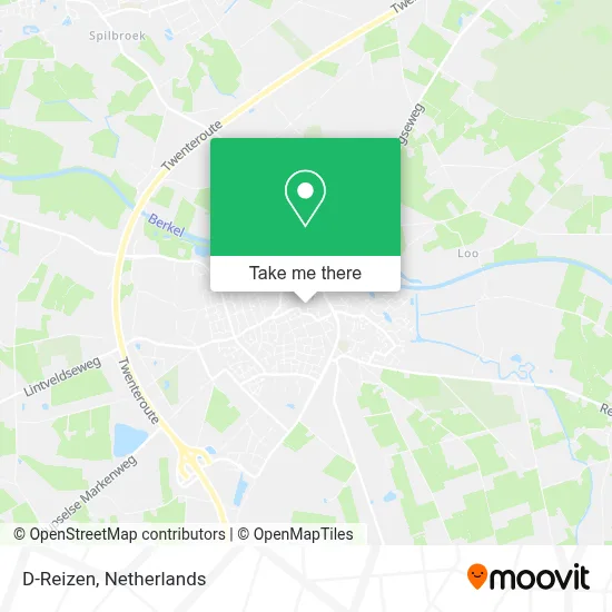 D-Reizen Karte