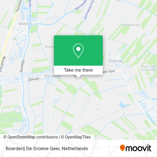 Boerderij De Groene Geer map