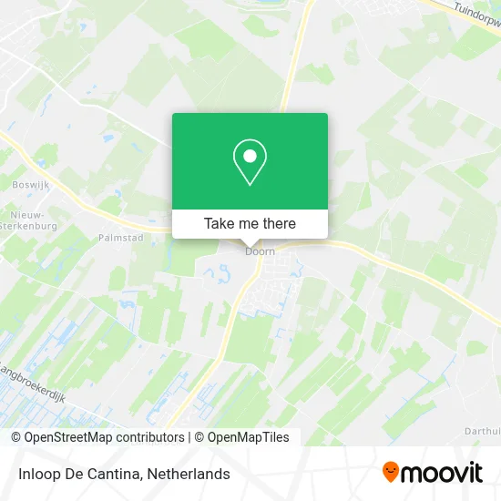 Inloop De Cantina map