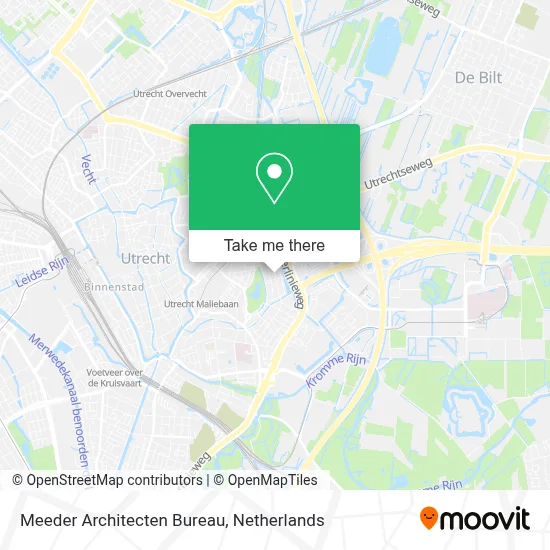 Meeder Architecten Bureau map