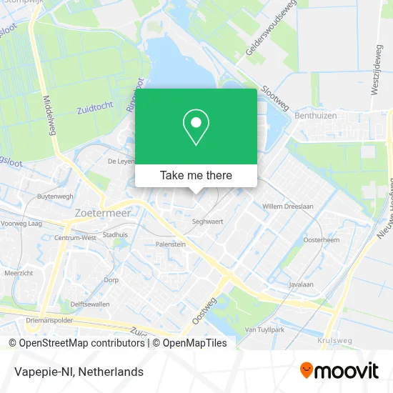 Vapepie-Nl map