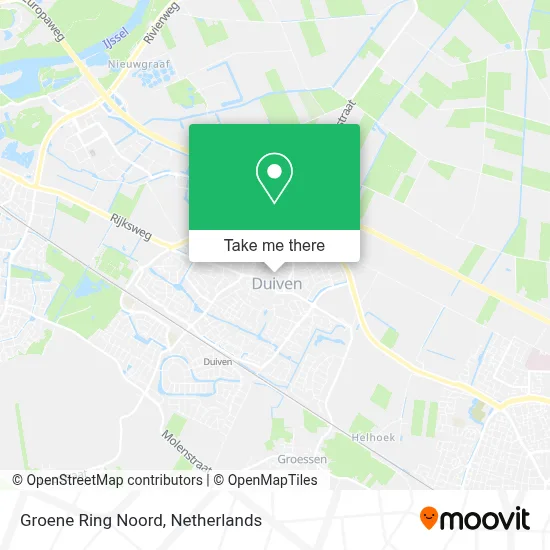 Groene Ring Noord map