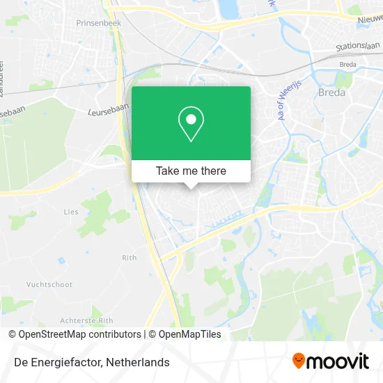 De Energiefactor map