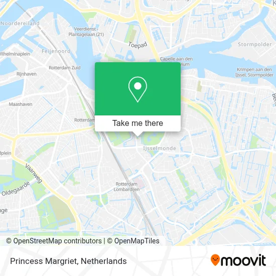 Princess Margriet map